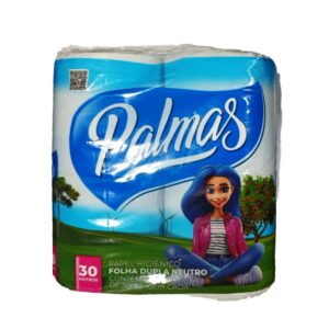 PAPEL HIGIENICO PALMAS DOBLE HOJA NEUTRO 4X30MT