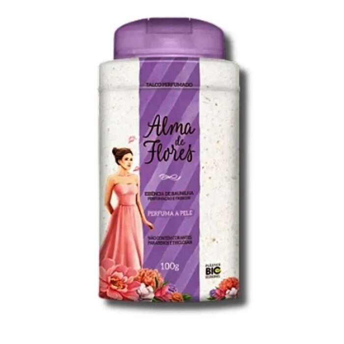 TALCO CORPORAL ALMA DE FLORES VAINILLA 100G