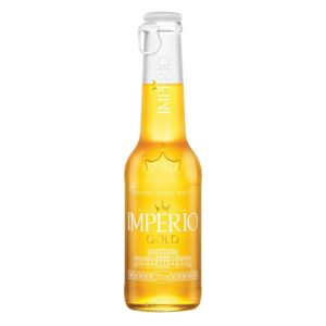 CERVEZA PURA MALTA IMPERIO GOLD 210ML