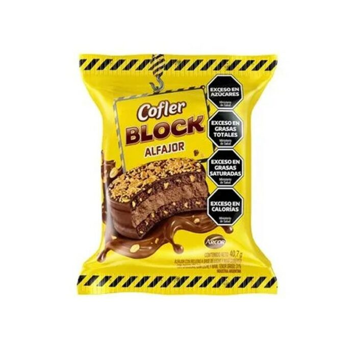 ALFAJOR BLOCK COFLER SIMPLES 40GR