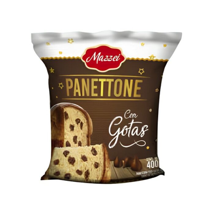 PAN DULCE CHIPS DE CHOCOLATE MAZZEI 400GR