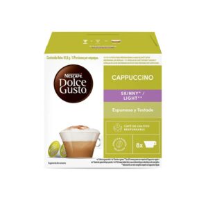 CAPSULAS NESCAFE DULCE GUSTO CAPPUCCINO SKINNY/LIGHT 16 UNIDADES