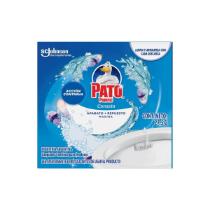 CANASTA CON REPUESTO PARA INODORO MARINA PATO PURIFIC