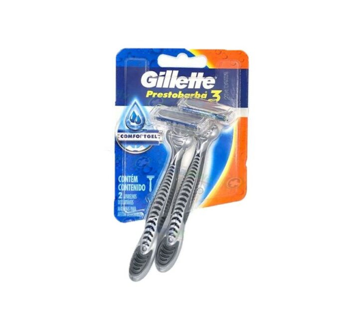 AFEITADOR GILLETE EXTRA SUAVE 3 LAMINAS X 2