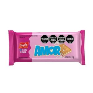 GALLETITA RELLENA SABOR ALMENDRA AMOR BAGLEY 110GR