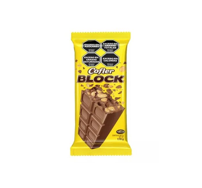 CHOCOLATE COFLER BLOCK ARCOR 170GR