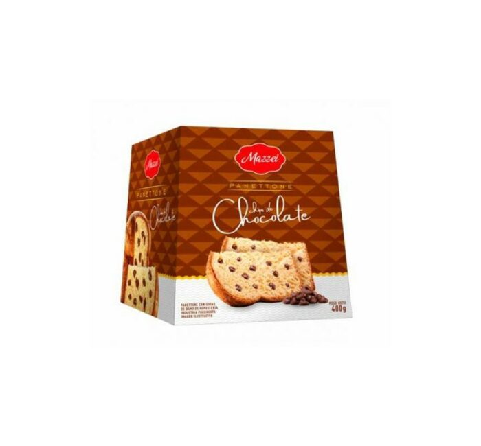 PANETTONE CHIPS DE CHOCOLATE MAZZEI 400GR