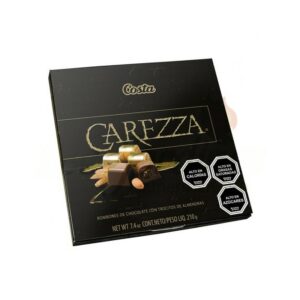 BOMBOM DE CHOCOLATE CAREZZA COSTA 210GR