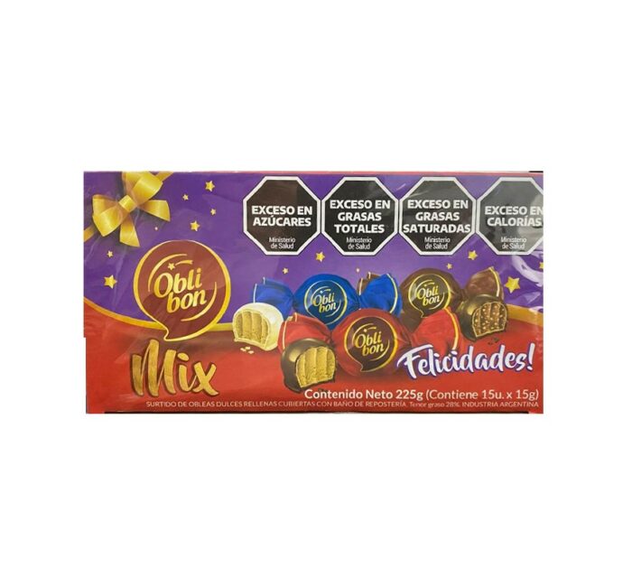 BOMBOM CHOCOLATE MIX FELICIDADES OBLI BON 225GR