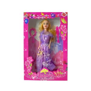 JUGUETE MUÑECA CON ACCESORIOS JASMIN FASHION DOLL