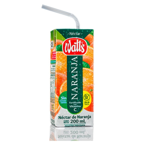 JUGO WATTS NECTAR DE NARANJA 200ML