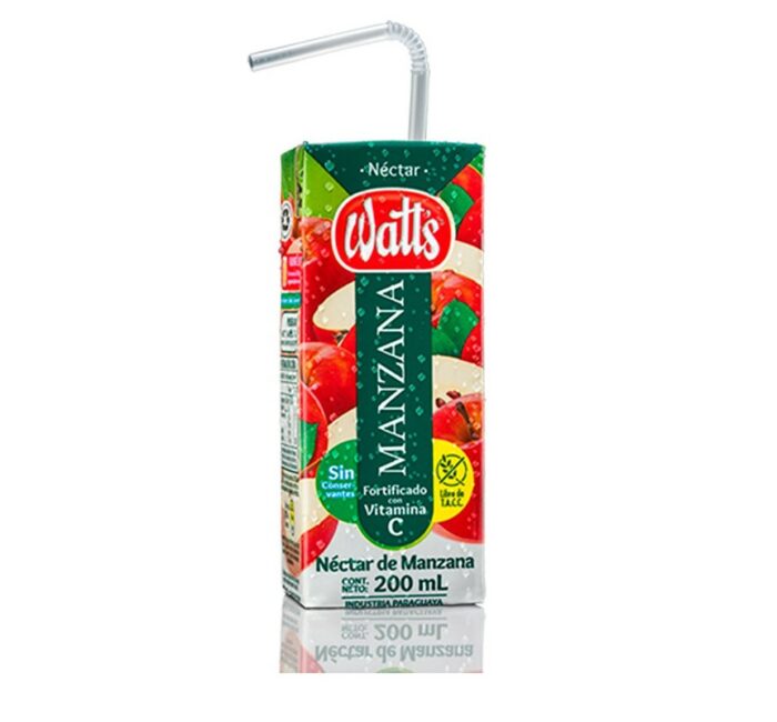 JUGO WATTS NECTAR DE MANZANA 200ML