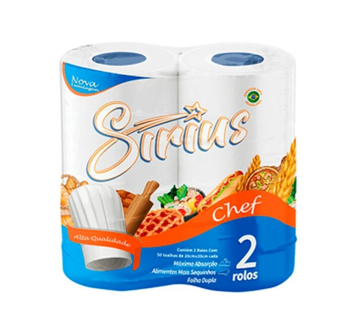 TOALLA DE PAPEL MULTIUSO SIRIUS X2 ROLLOS