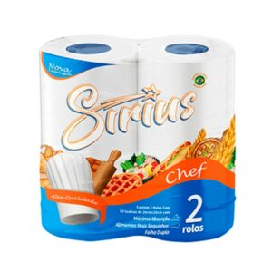 TOALLA DE PAPEL MULTIUSO SIRIUS X2 ROLLOS