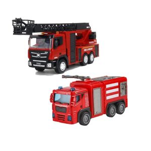 JUGUETE CAMION DE BOMBERO 2 PIEZAS