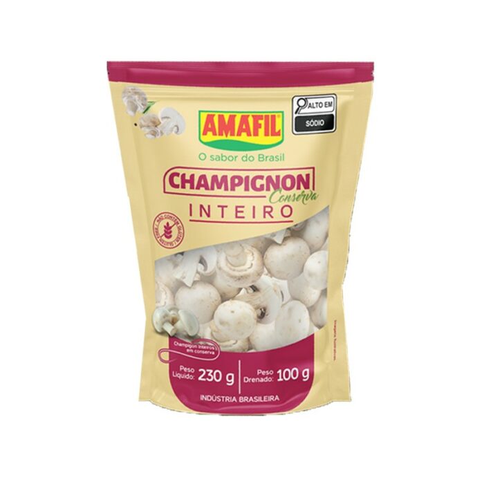 CHAMPIGNON ENTEROS EN CONSERVA AMAFIL 230GR