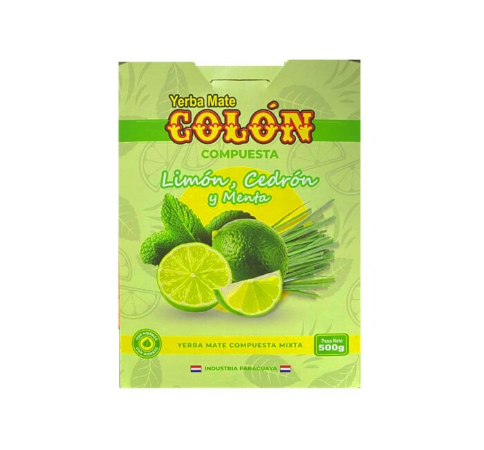 YERBA COLON COMPUESTA LIMON, CEDRON Y MENTA 500GR