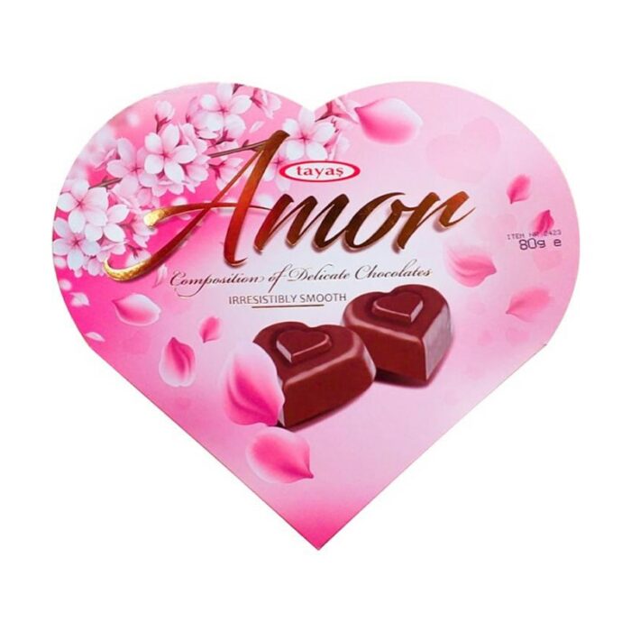 CHOCOLATE CORAZON AMOR TAYAS 80GR