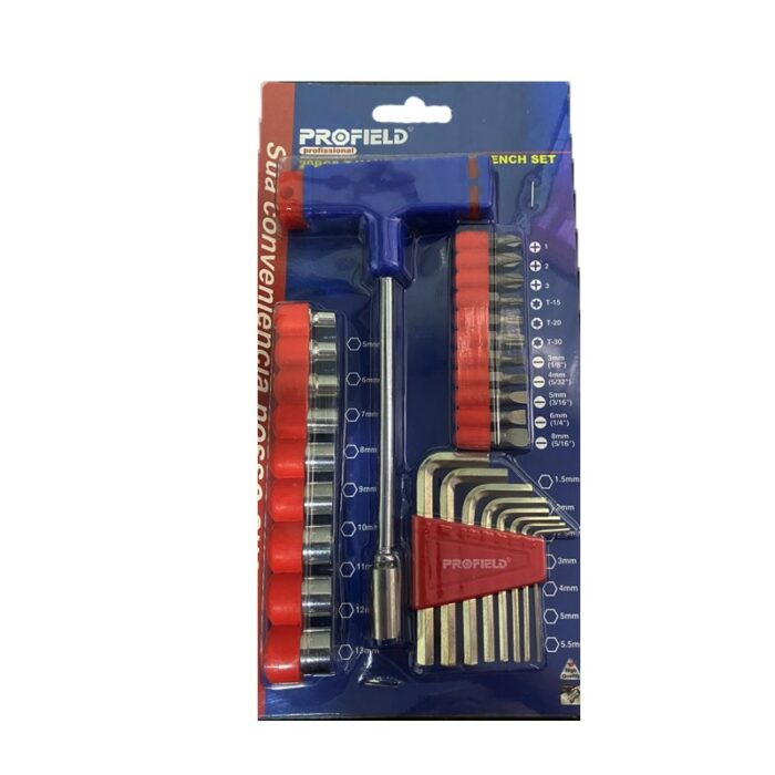 SET  DE LLAVE T  PROFIELD 29PCS