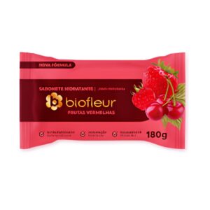 JABON BIOFLEUR FRUTOS ROJOS 180GR