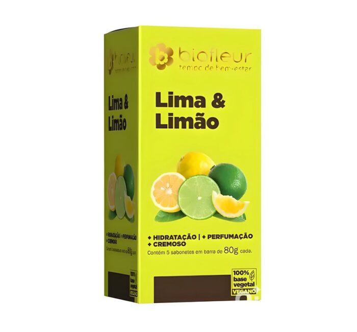 JABON BIOFLEUR LIMA LIMON CAJA X5UNID