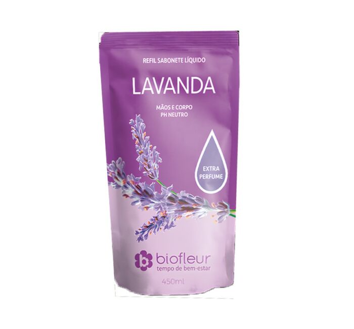 JABON LIQUIDO BIOFLEUR LAVANDA 450ML