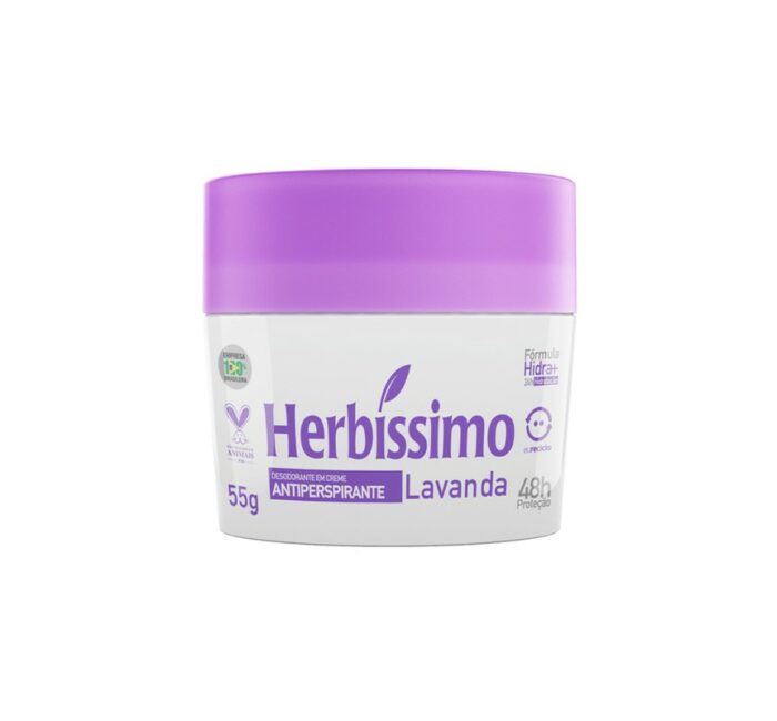 DESODORANTE CREMA HERBISSIMO LAVANDA 55GR