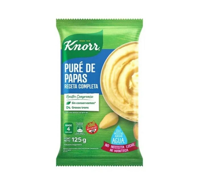 PURE DE PAPA LISTO KNORR 125GR