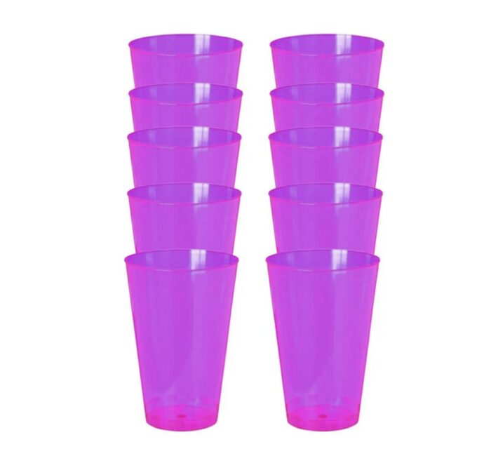 VASO ACRILICO PLAZAPEL LILAS 300ML X 10UN