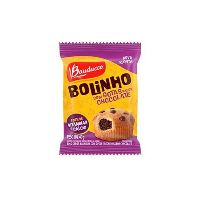 BUDIN GOTAS DE CHOCOLATE BAUDUCCO 40GR