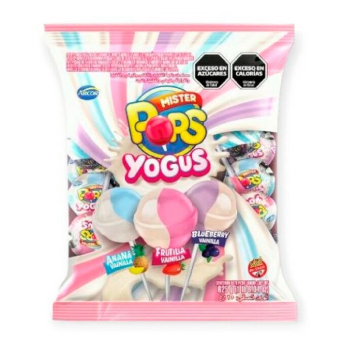 CHUPETINES MR. POPS YOGUS 625GR