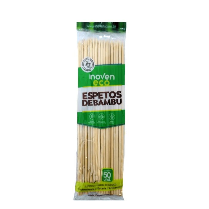 PALITOS PARA ASADITOS DE BAMBU INOVEN ECO 25X50