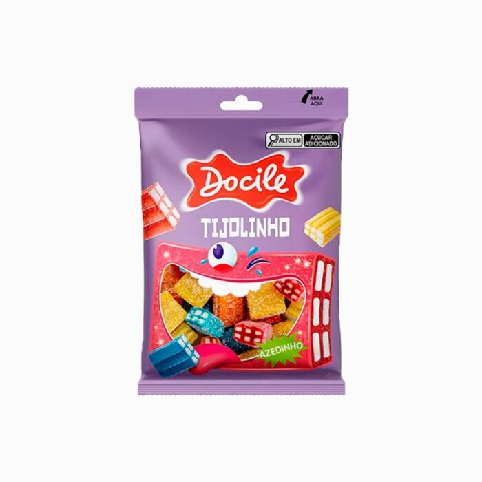 GOMITAS DOCILE LADRILLOS ACIDOS 80GR