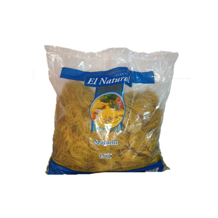 FIDEO SPAGUETTI EL NATURAL 4,5KG