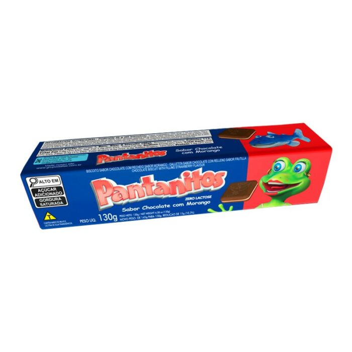 GALLETITA PANTANITOS FRUTILLA CON CHOCOLATE 130GR