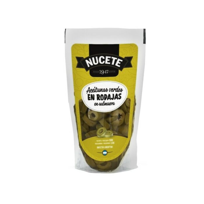 ACEITUNAS VERDES EN RODAJAS NUCETE 300GR