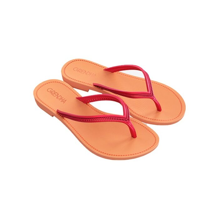 ZAPATILLA GRENDHA MARRON MAKE METALIZADO
