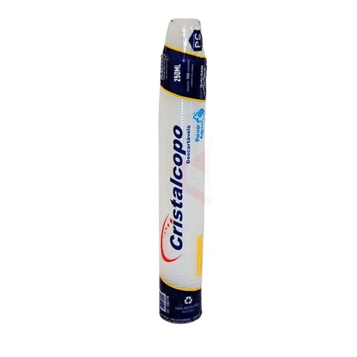 VASO DESCARTABLE CRISTALCOPO 250ML10UND