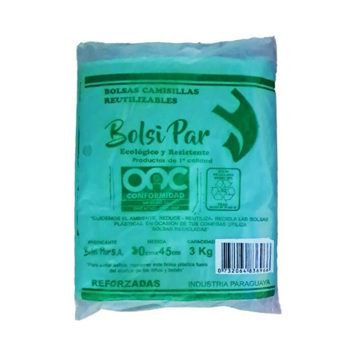BOLSAS CAMISILLA BOLSIPAR 30X45