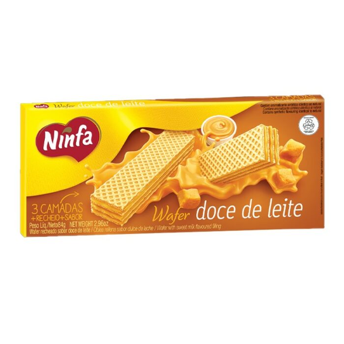 WAFER NINFA DULCE DE LECHE 84GR
