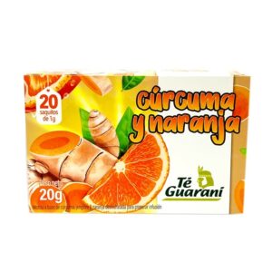 TÉ GUARANÍ CÚRCUMA Y NARANJA 20GR
