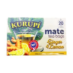 TÉ YERBA MATE KURUPI GENGIBRE Y LIMON 50GR