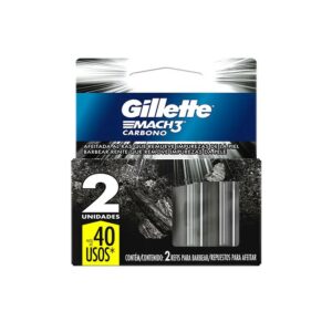 REFIL GILLETTE MACH3 CARBONO 2UND