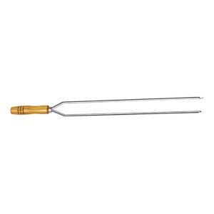 ESPETO DOBLE 75CM MADEFER CROMADO