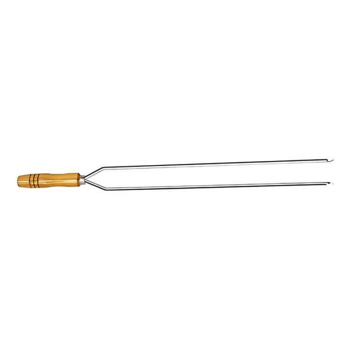 ESPETO DOBLE 75CM MADEFER CROMADO