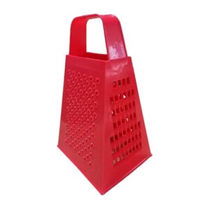 RALLADOR PLASTICO 4 CARAS PLASUTIL ROJO