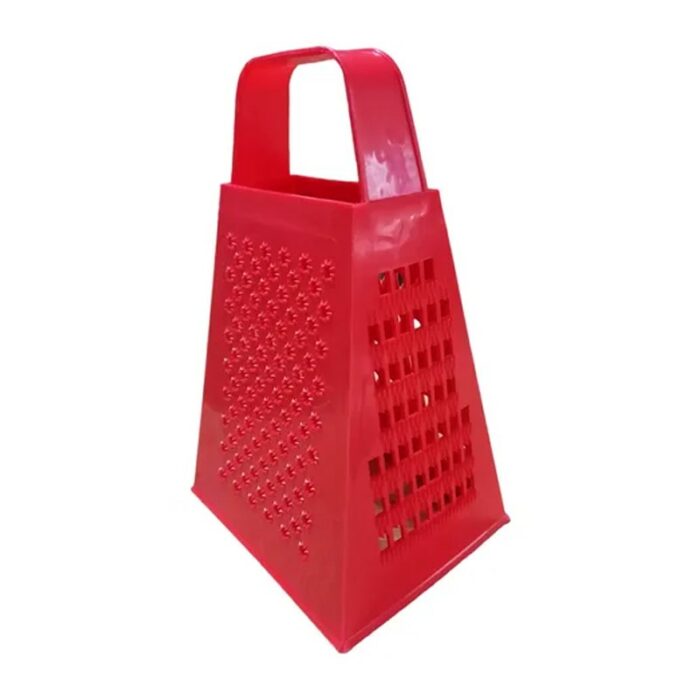 RALLADOR PLASTICO 4 CARAS PLASUTIL ROJO