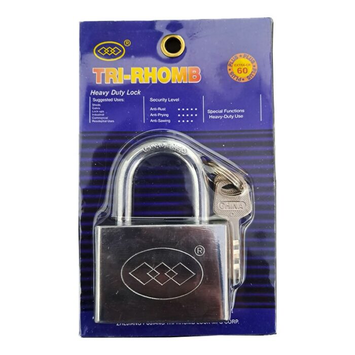 CANDADO CROMO TRI-RHOMB 60MM