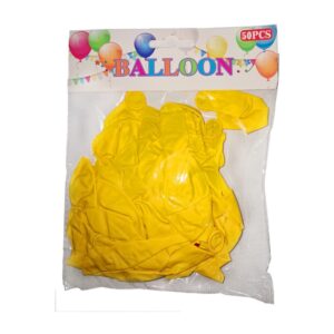 GLOBO 10 AMARILLO C/50