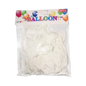 GLOBO 10 BLANCO C/50